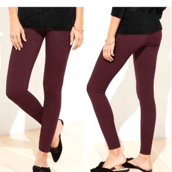 Loft petite leggings maroon sz xsp - Picture 1 of 12
